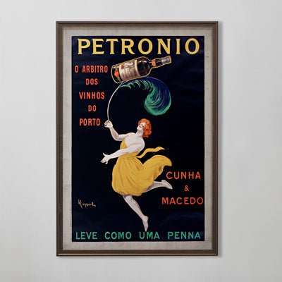 Leve Como Uma Penna Portuguese Poster 20th C.